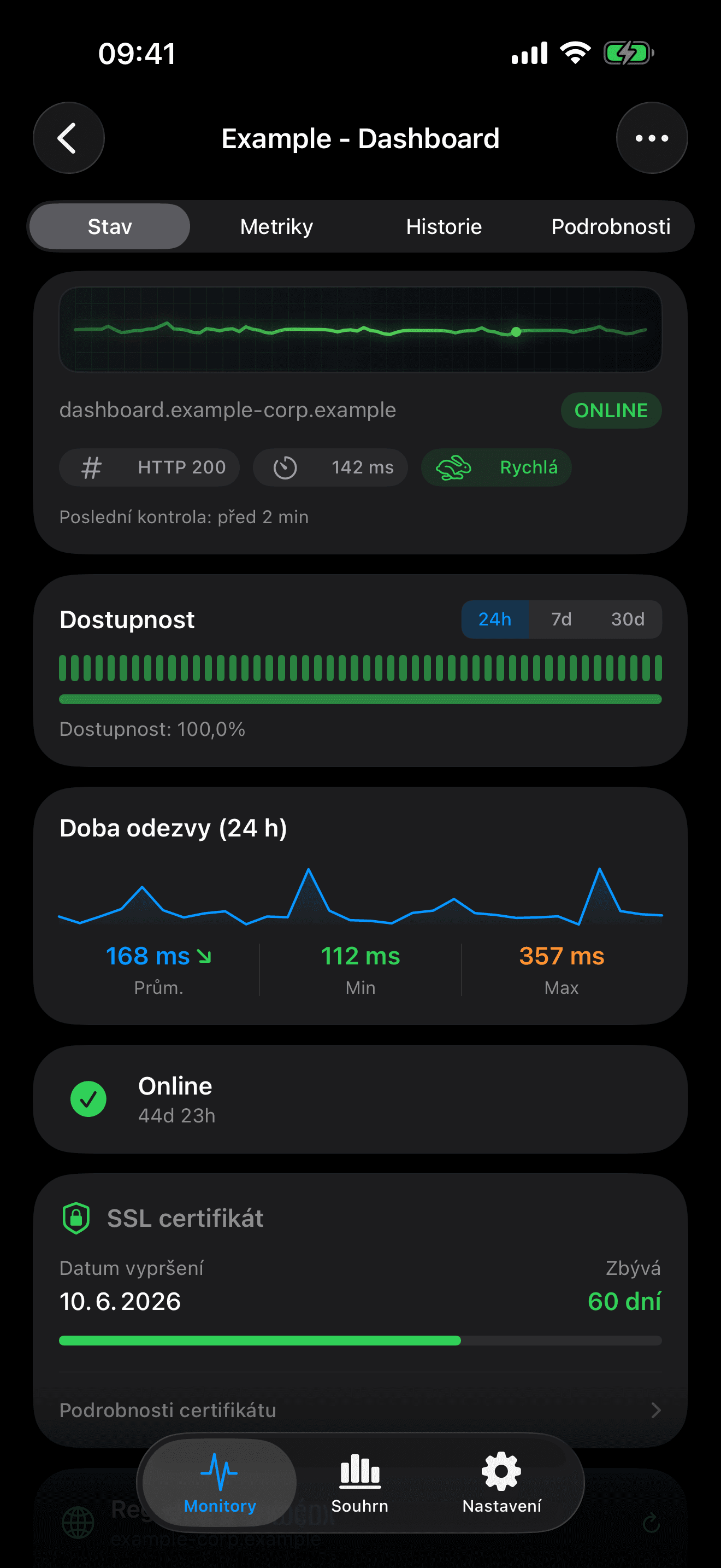 Monitorujte a ovládejte svou infrastrukturu 2