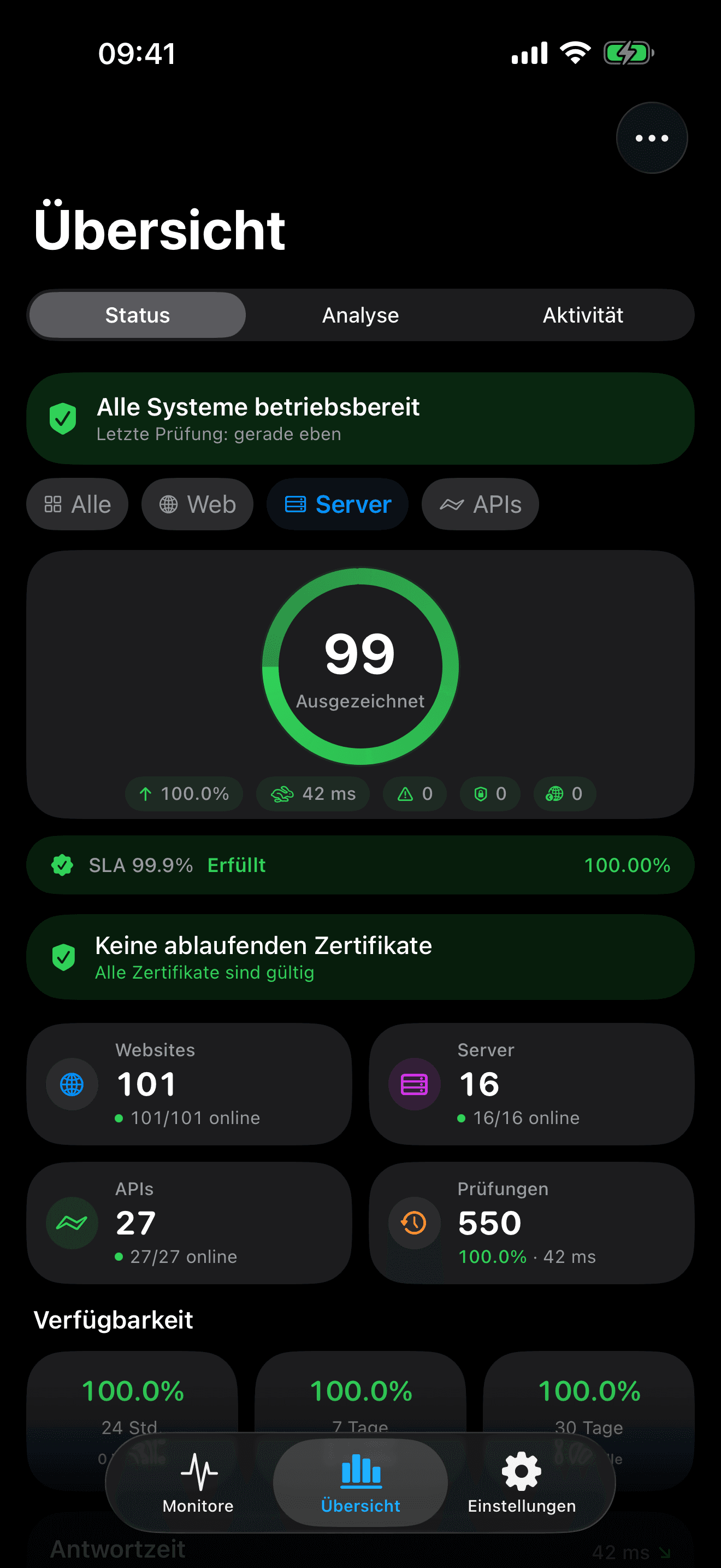 Überwachen und steuern Sie Ihre Infrastruktur 7