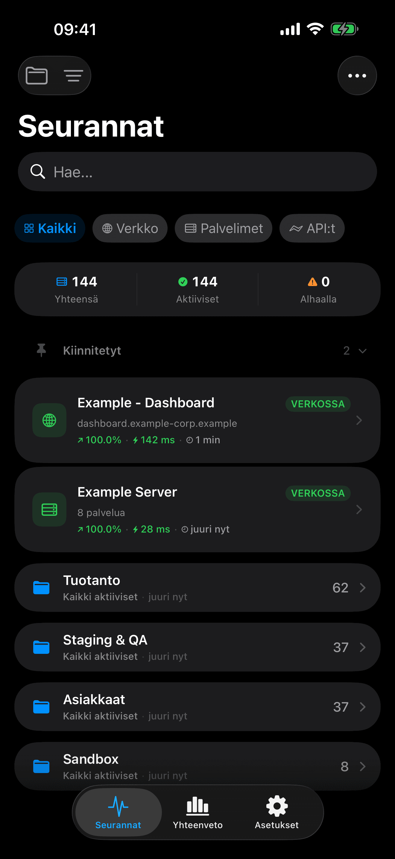 Valvo ja hallitse infrastruktuuriasi 3