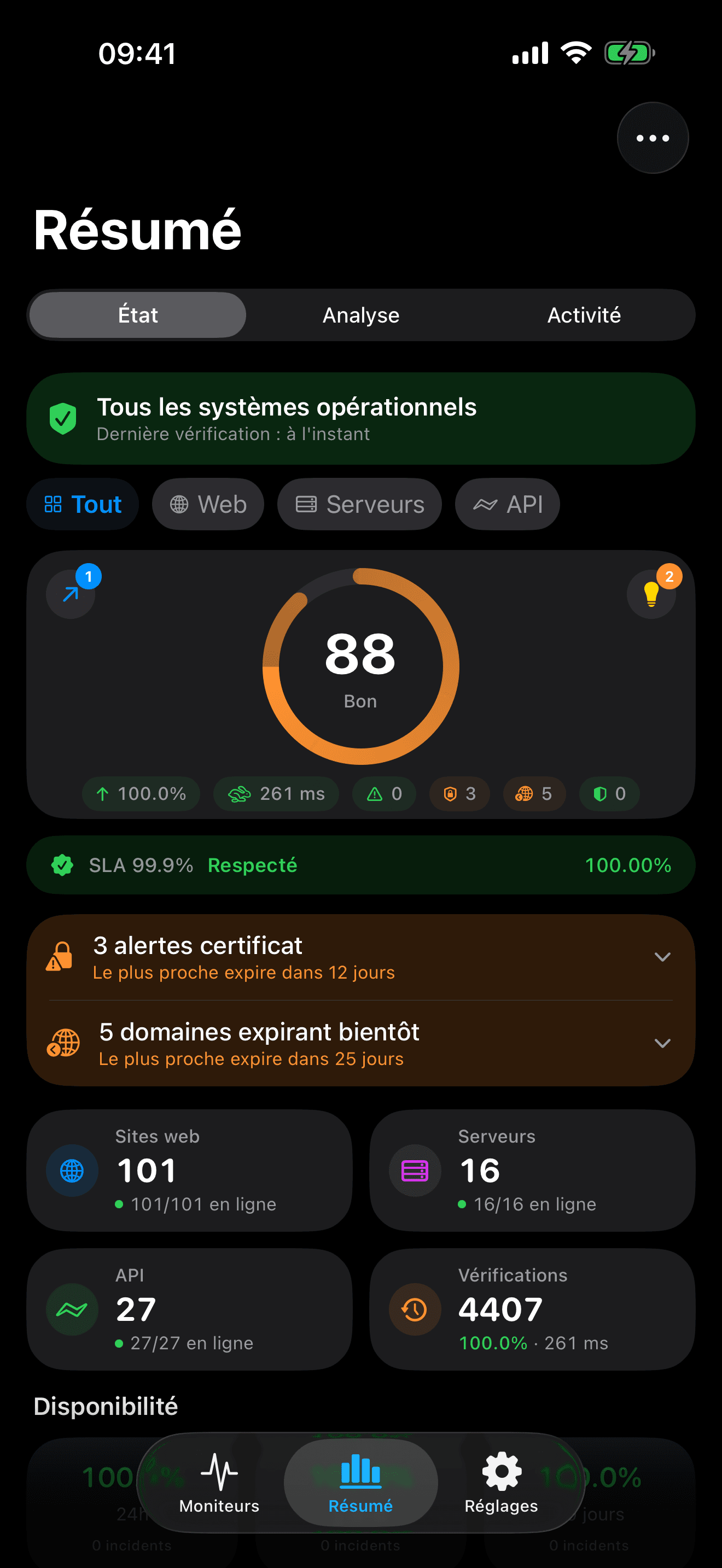 Surveillez et contrôlez votre infrastructure 1