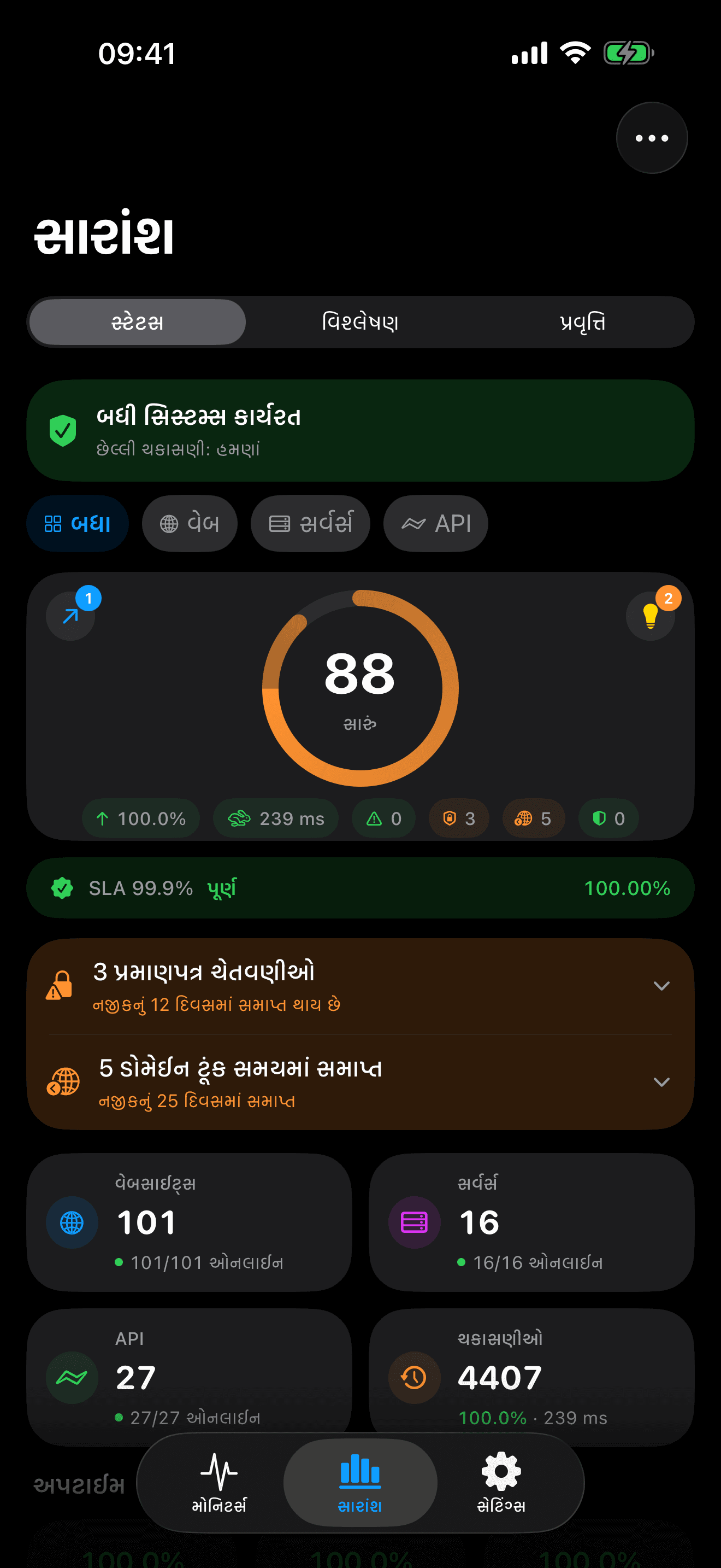 તમારા ઇન્ફ્રાસ્ટ્રક્ચરને મોનિટર અને નિયંત્રિત કરો 1