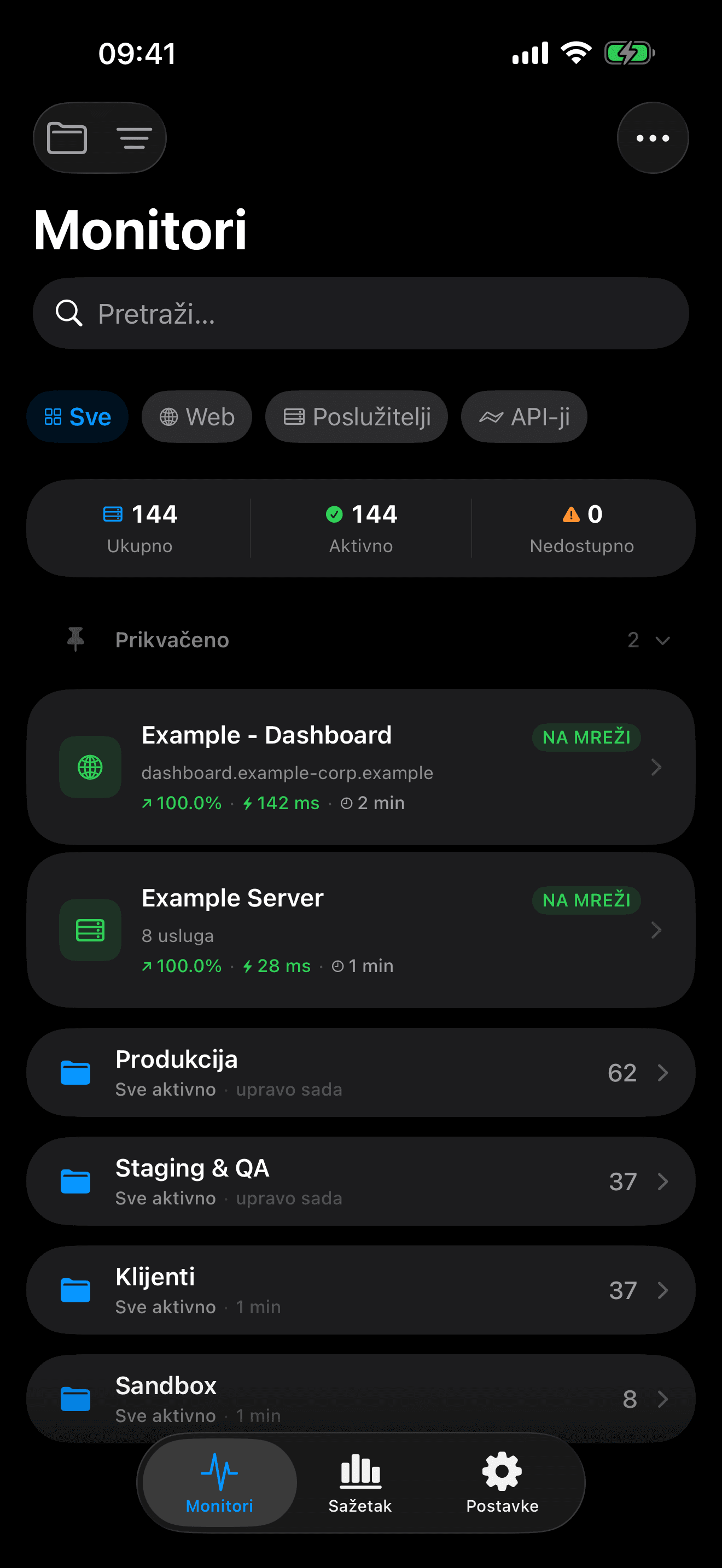 Nadzirite i upravljajte svojom infrastrukturom 3