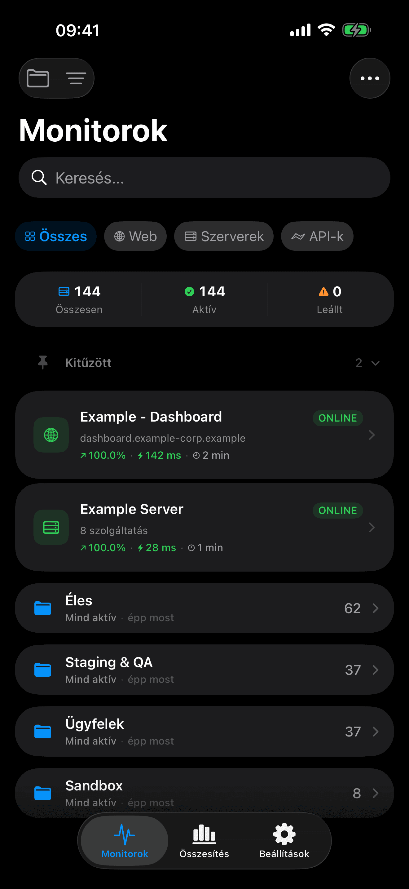 Figyelje és irányítsa infrastruktúráját 3