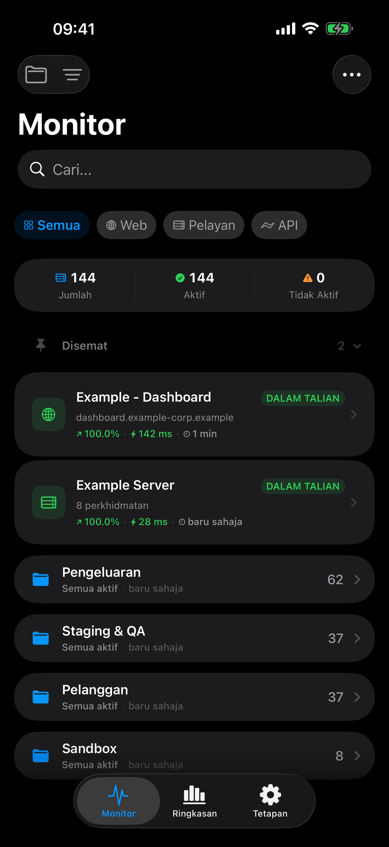 Pantau dan kawal infrastruktur anda 3