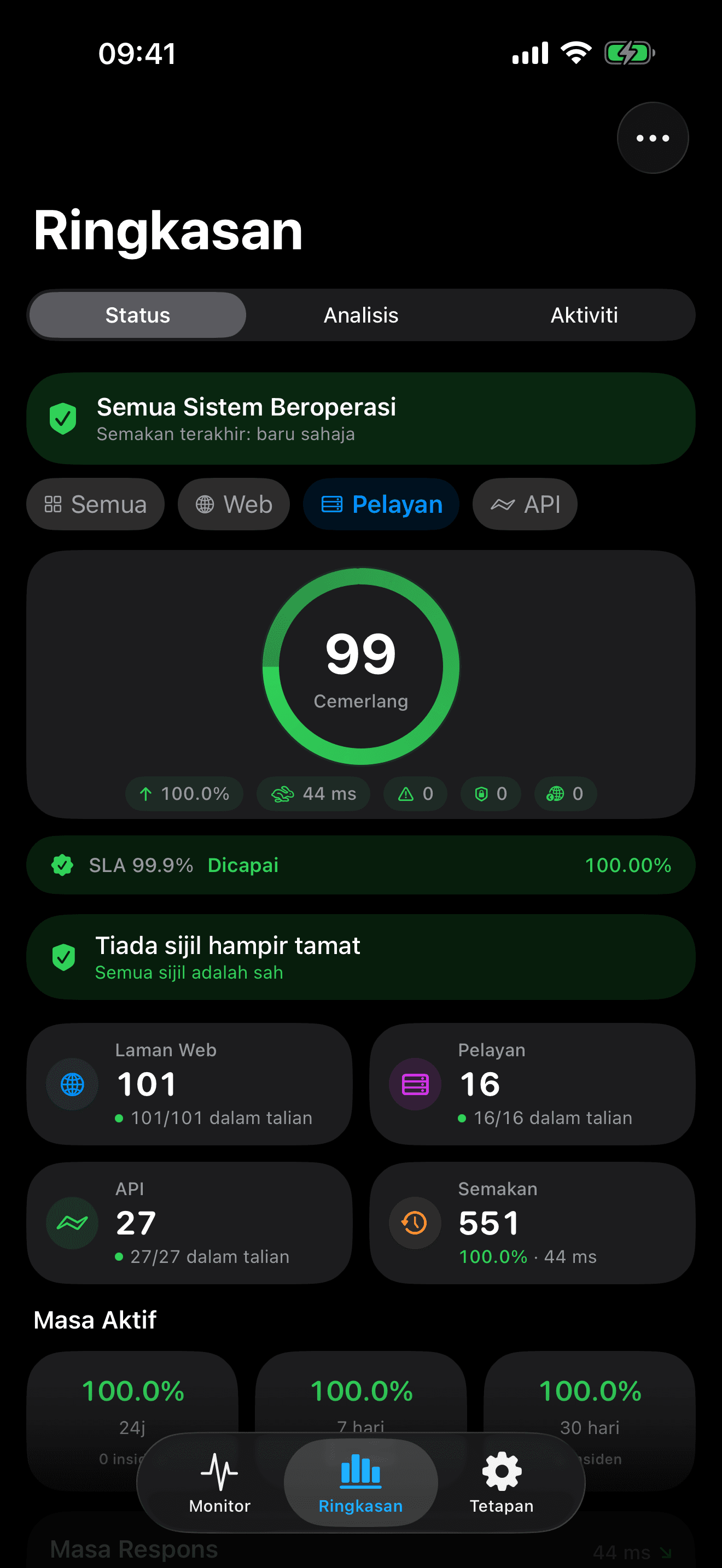Pantau dan kawal infrastruktur anda 7