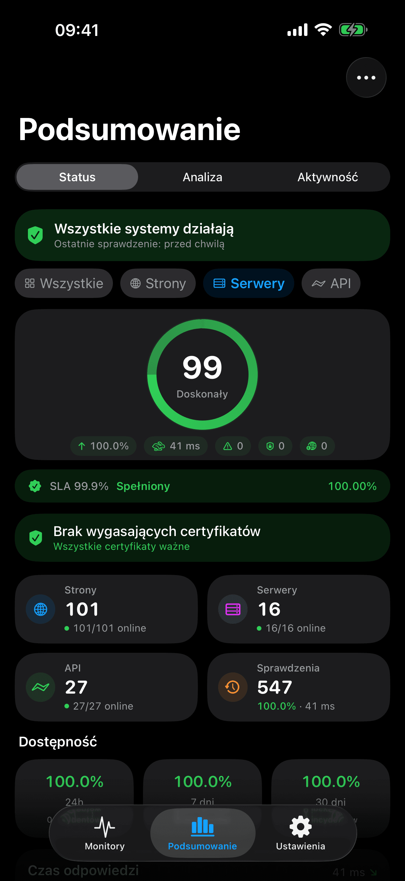 Monitoruj i kontroluj swoją infrastrukturę 7