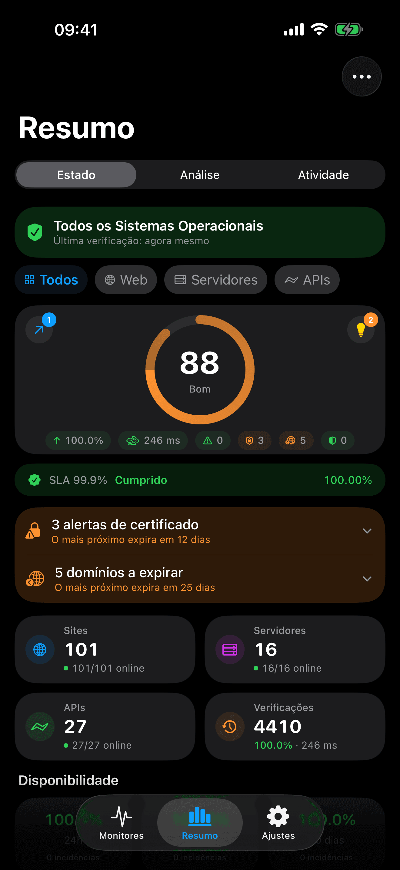 Monitore e controle sua infraestrutura 1