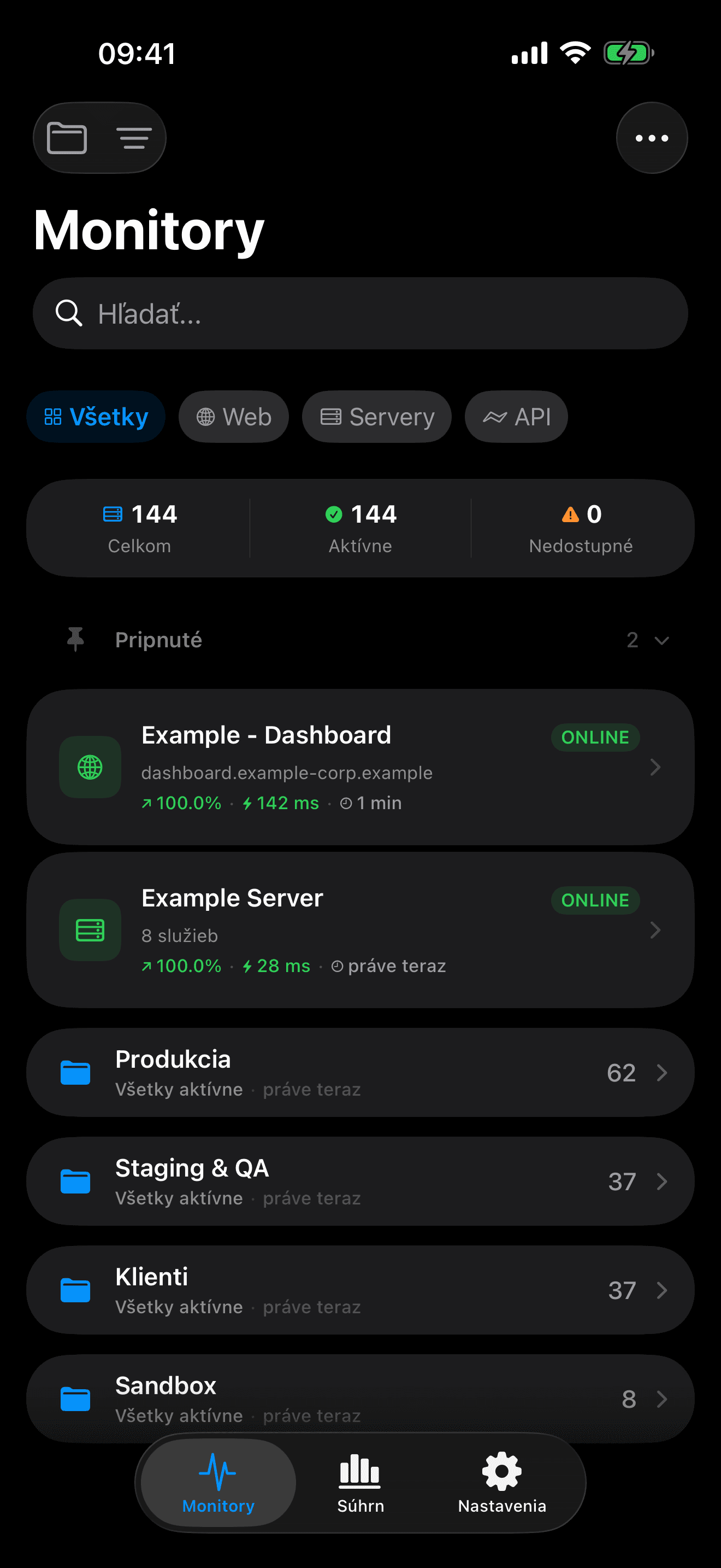 Monitorujte a ovládajte svoju infraštruktúru 3