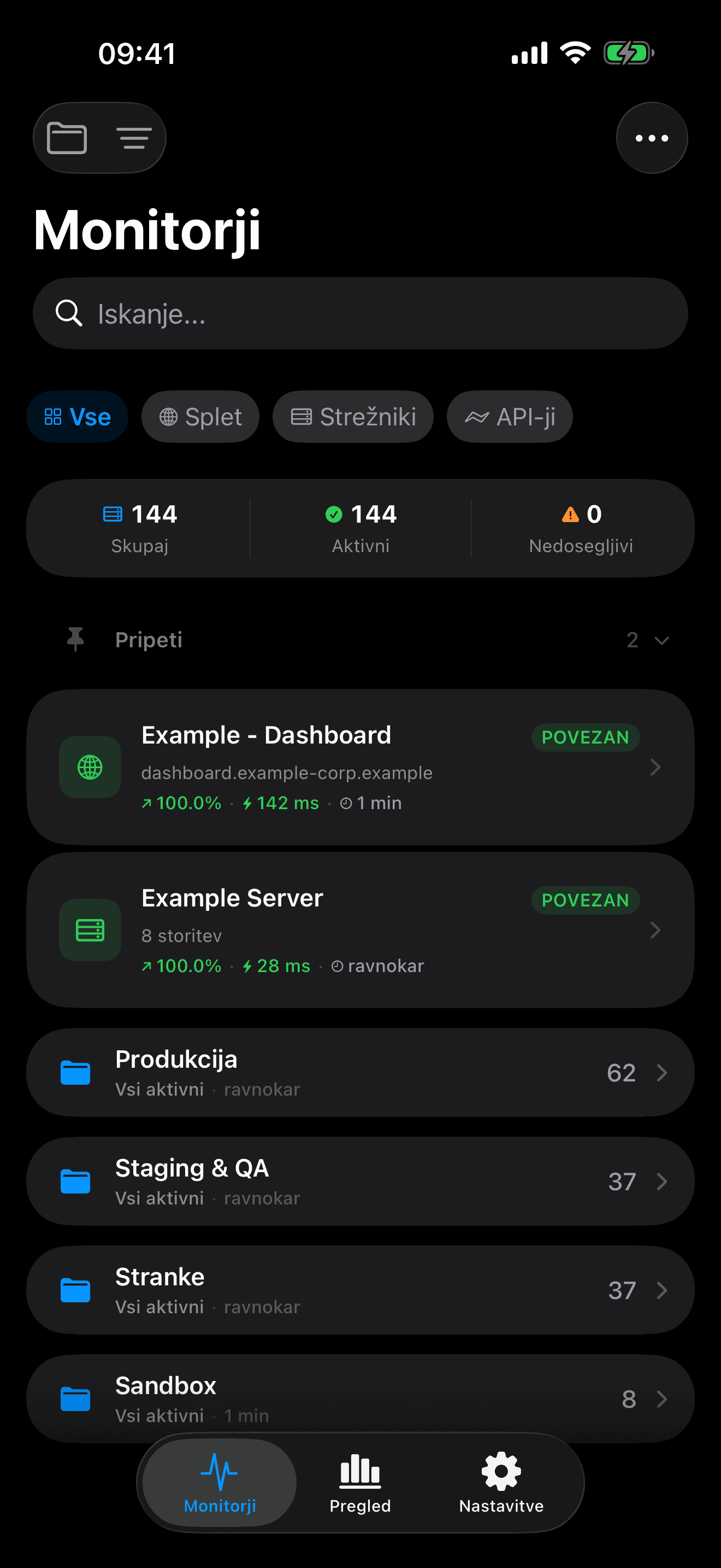 Spremljajte in upravljajte svojo infrastrukturo 3