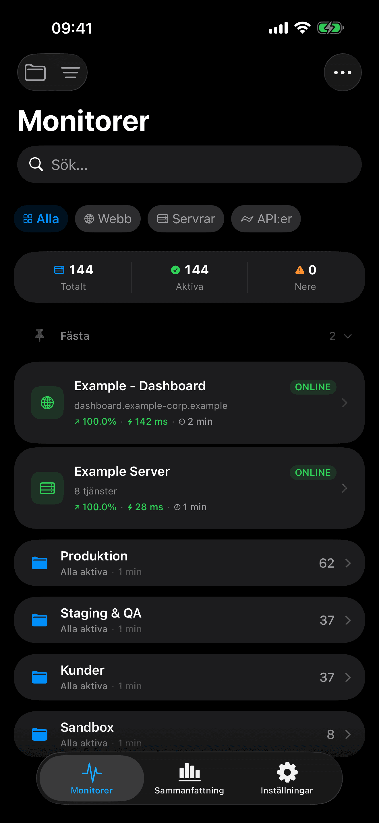 Övervaka och kontrollera din infrastruktur 3