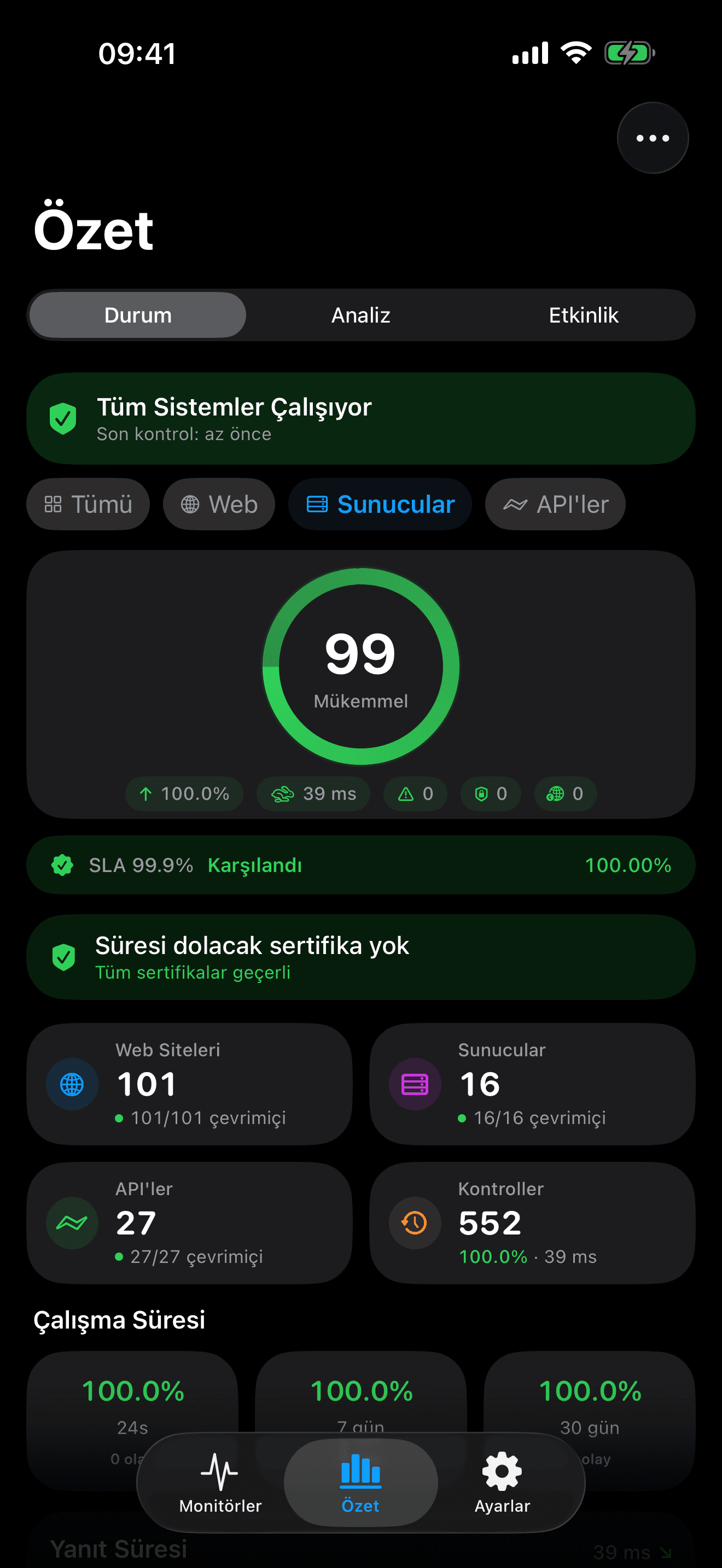 Altyapınızı izleyin ve kontrol edin 7