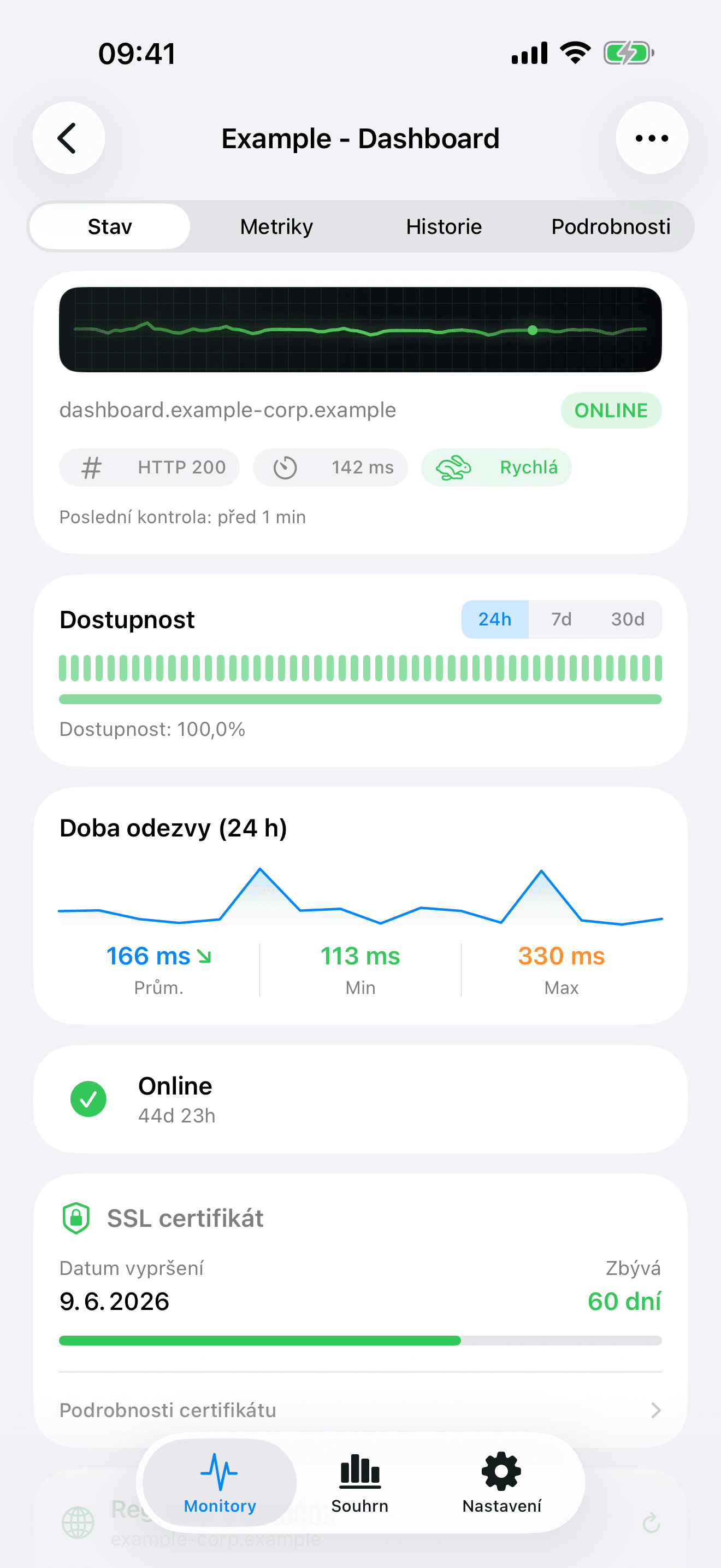 Monitorujte a ovládejte svou infrastrukturu 2