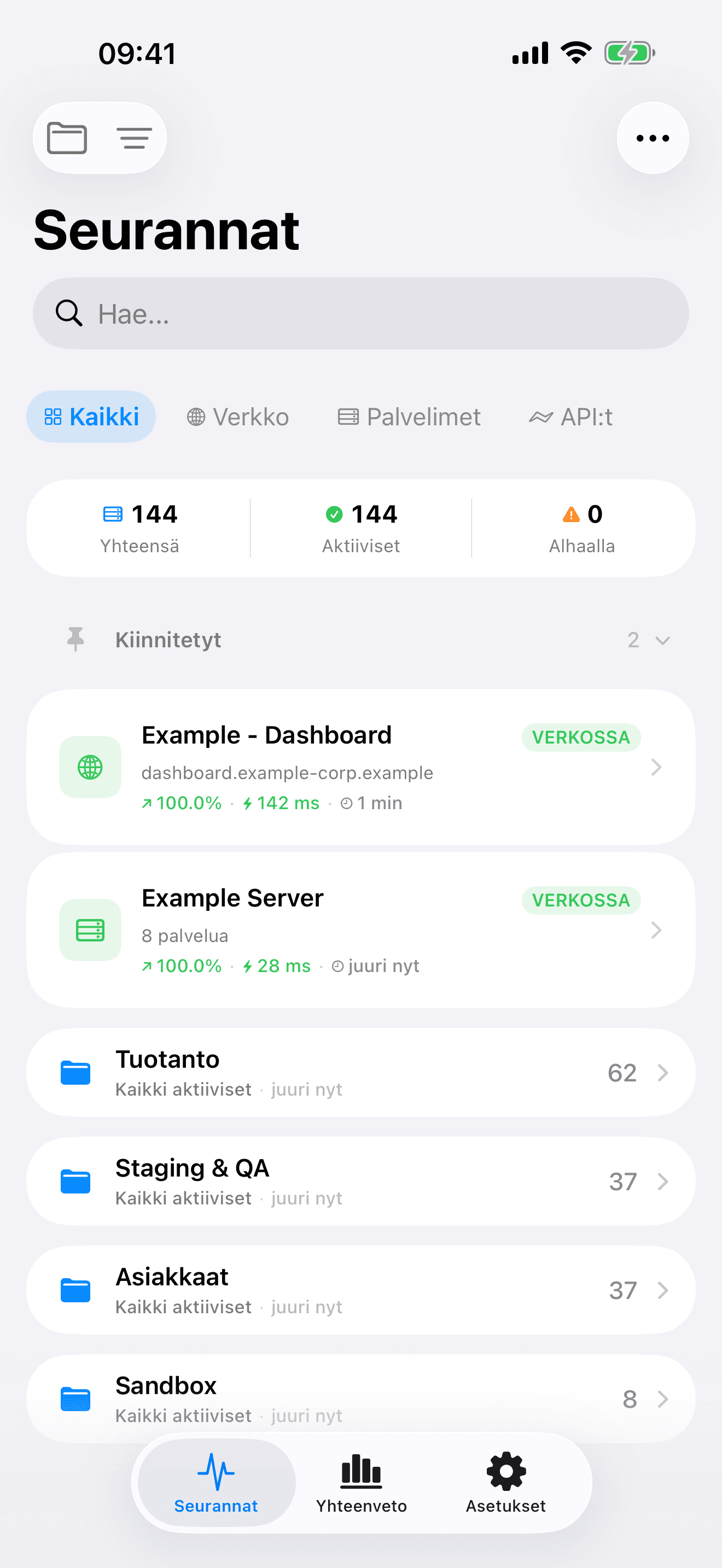 Valvo ja hallitse infrastruktuuriasi 3