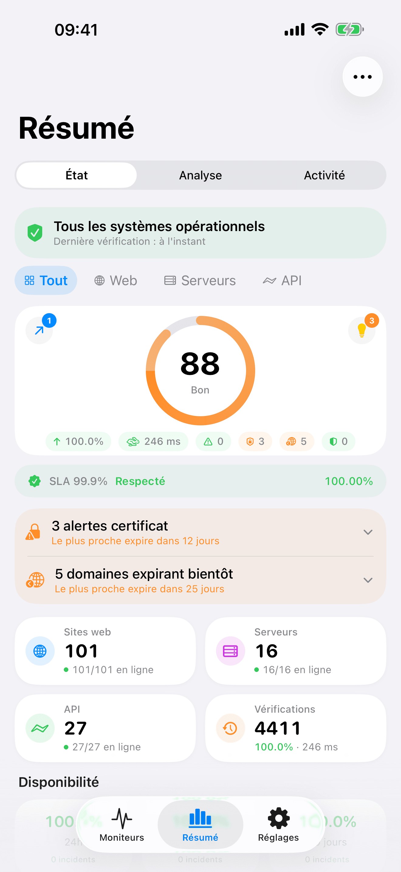 Surveillez et contrôlez votre infrastructure 1