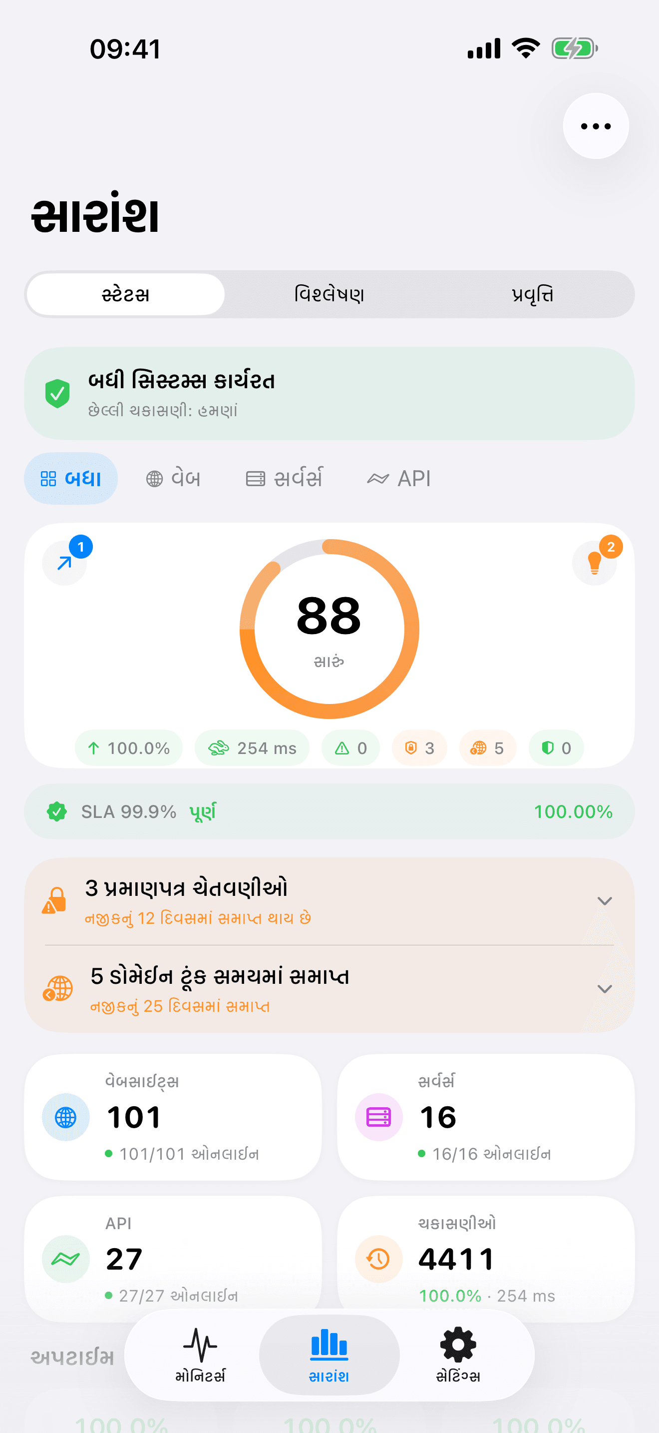 તમારા ઇન્ફ્રાસ્ટ્રક્ચરને મોનિટર અને નિયંત્રિત કરો 1