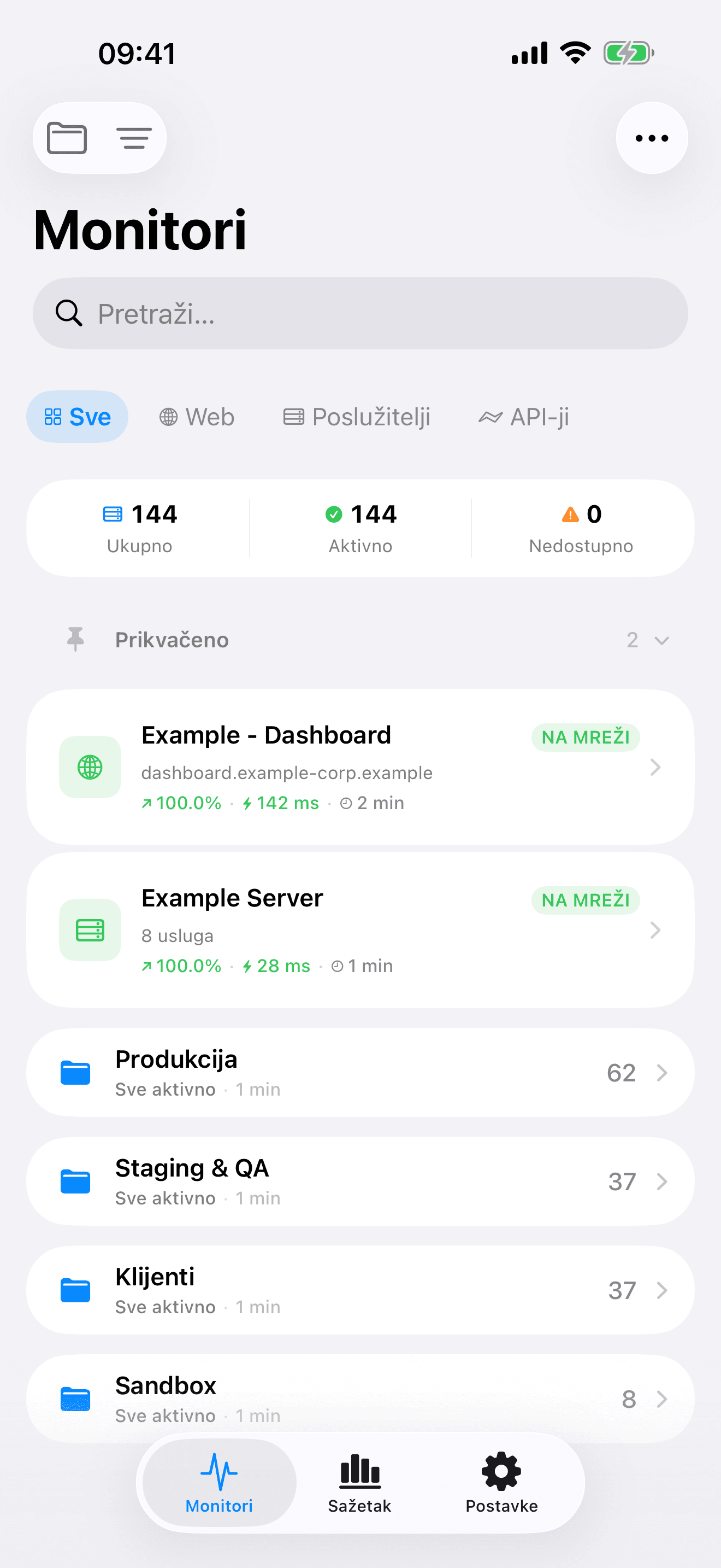 Nadzirite i upravljajte svojom infrastrukturom 3