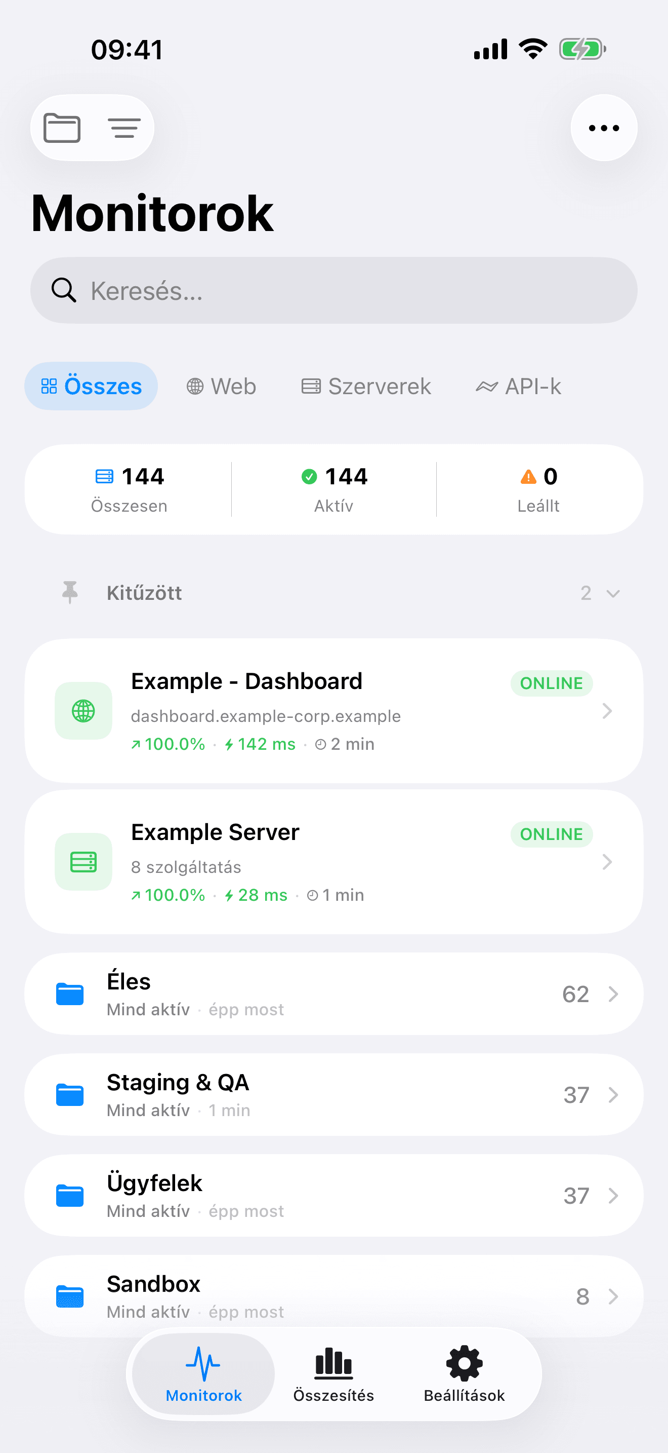 Figyelje és irányítsa infrastruktúráját 3