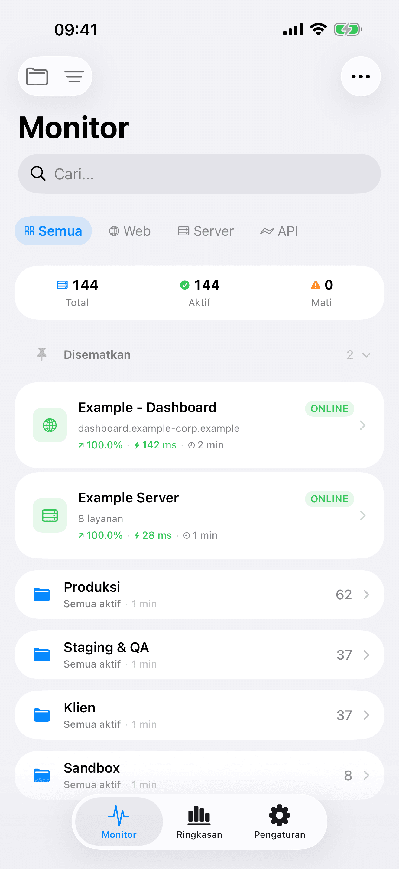 Pantau dan kendalikan infrastruktur Anda 3
