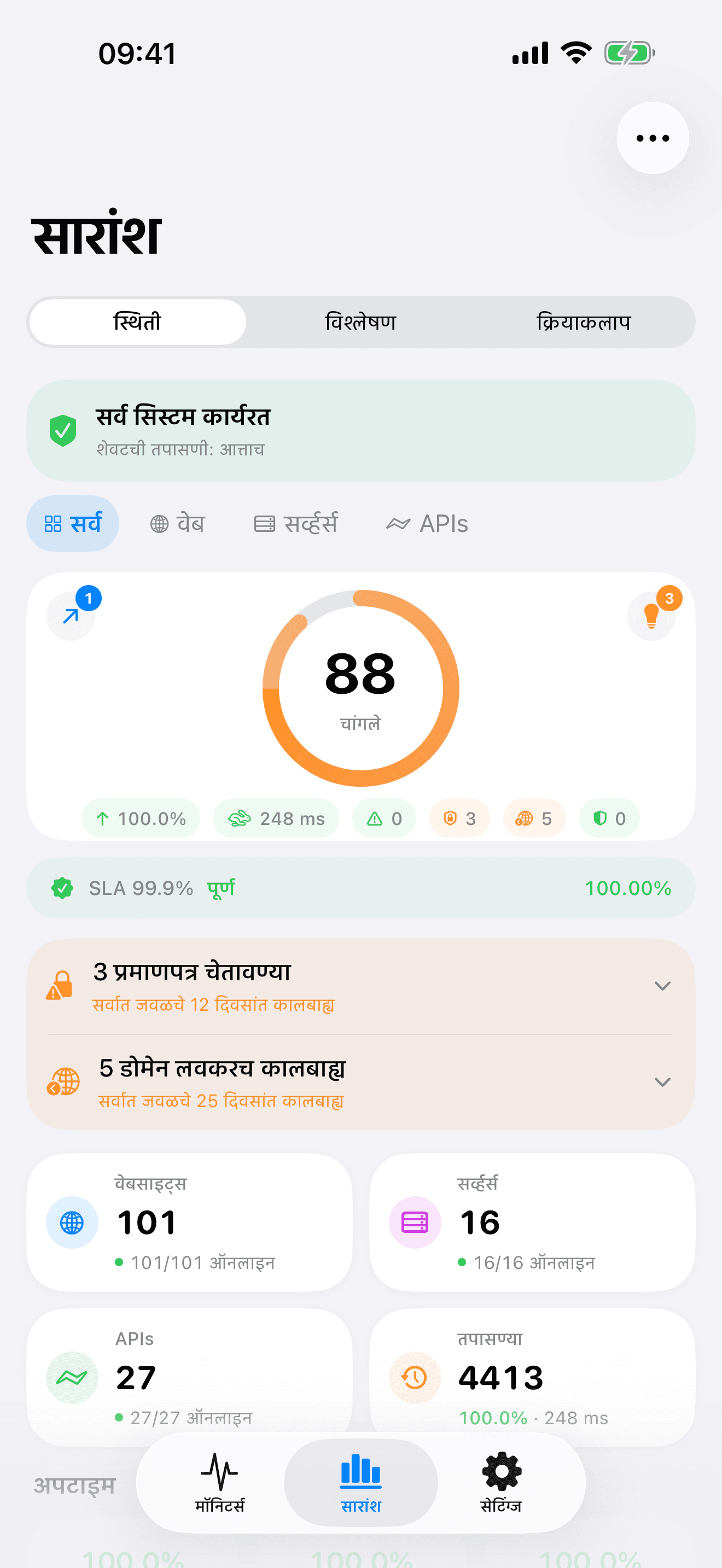 तुमची इन्फ्रास्ट्रक्चर मॉनिटर आणि नियंत्रित करा 1