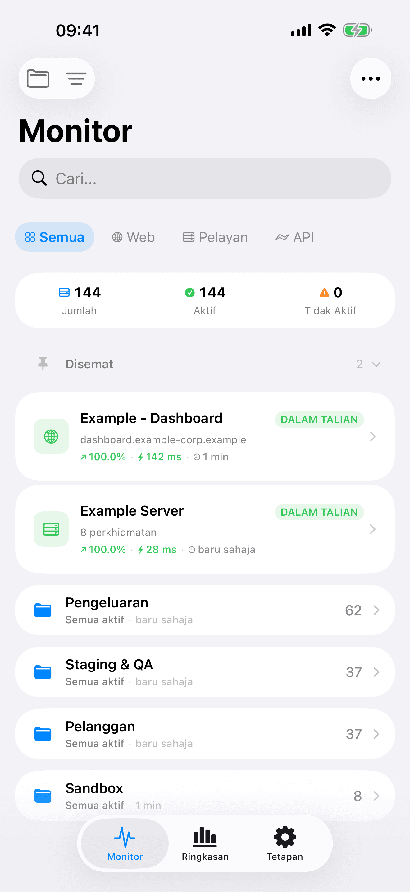Pantau dan kawal infrastruktur anda 3