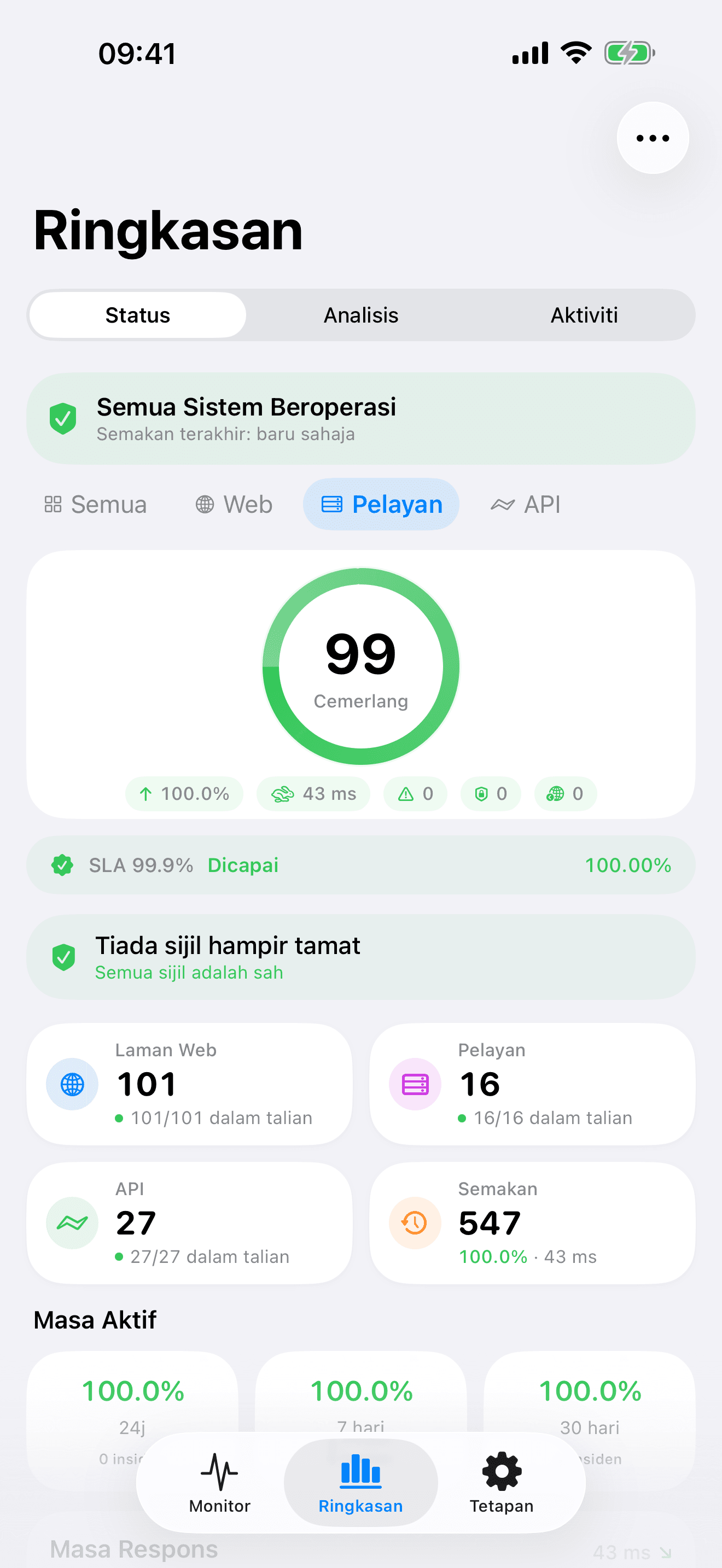 Pantau dan kawal infrastruktur anda 7