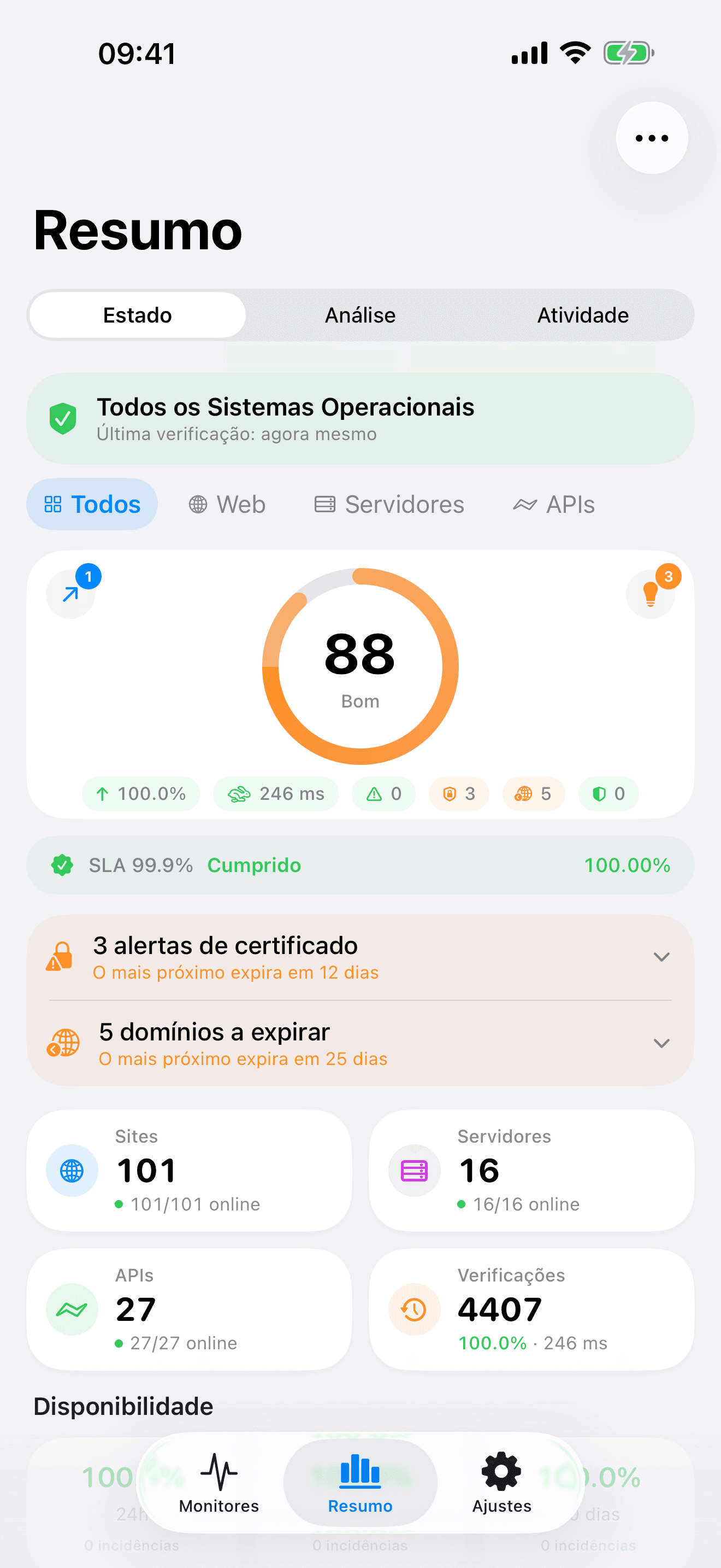 Monitore e controle sua infraestrutura 1