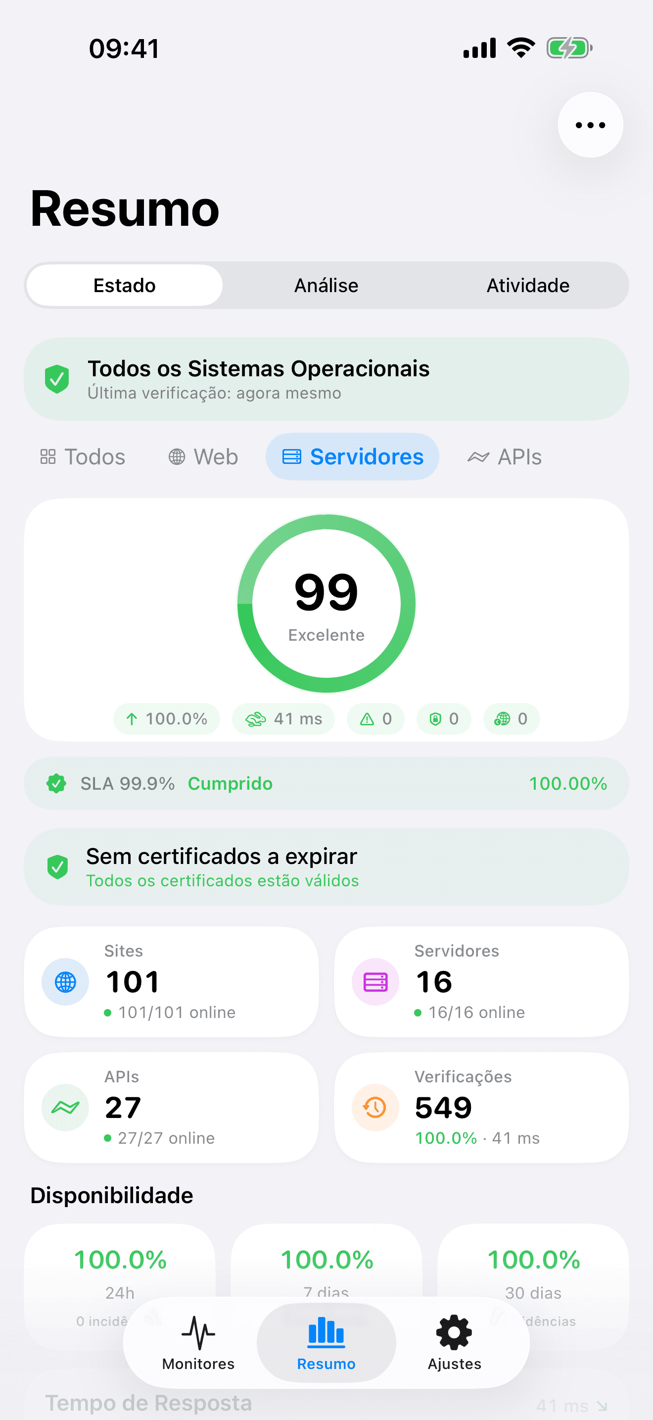 Monitore e controle sua infraestrutura 7