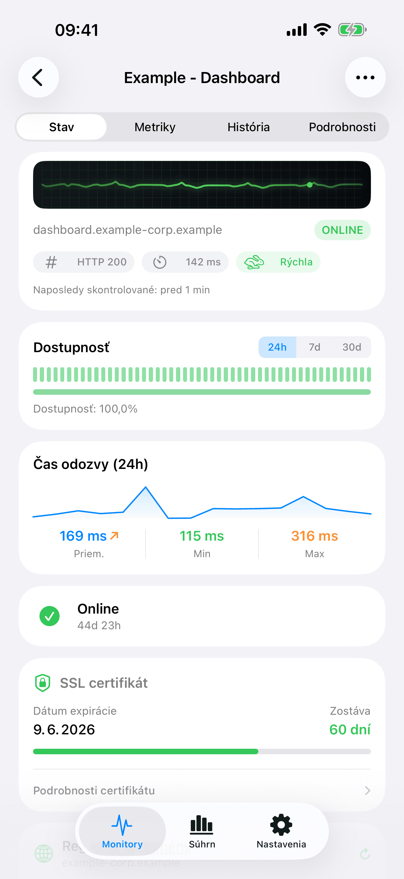Monitorujte a ovládajte svoju infraštruktúru 2