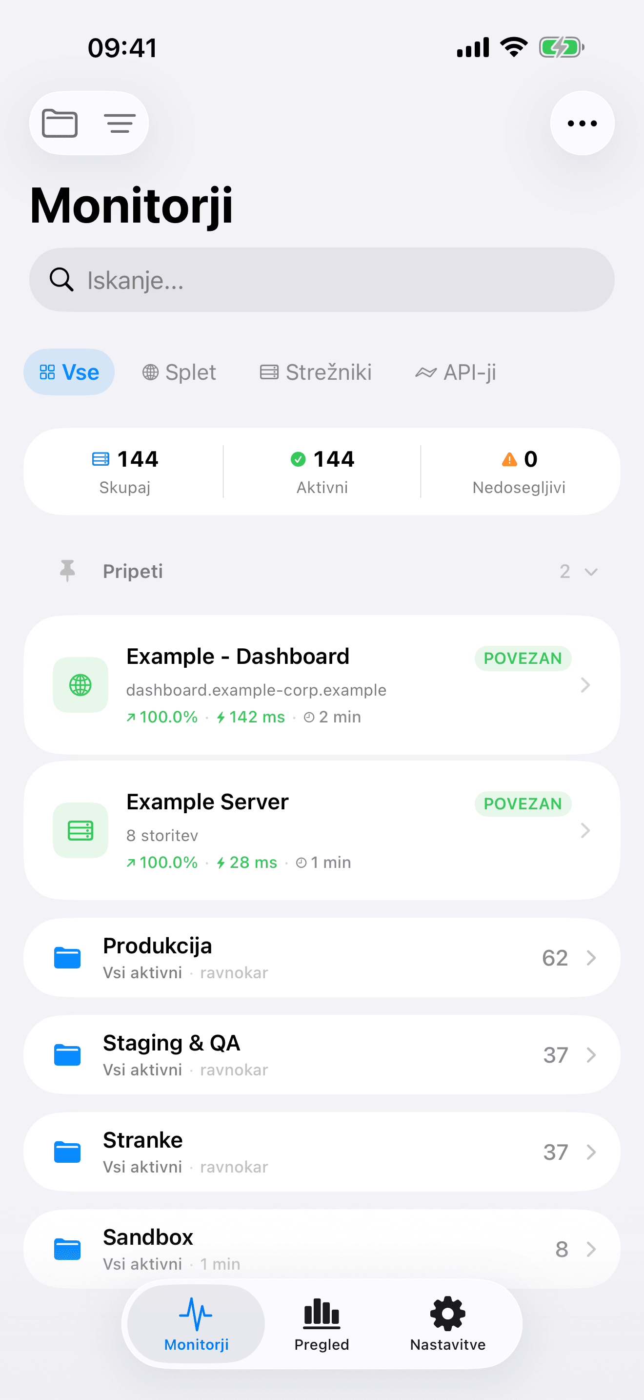 Spremljajte in upravljajte svojo infrastrukturo 3