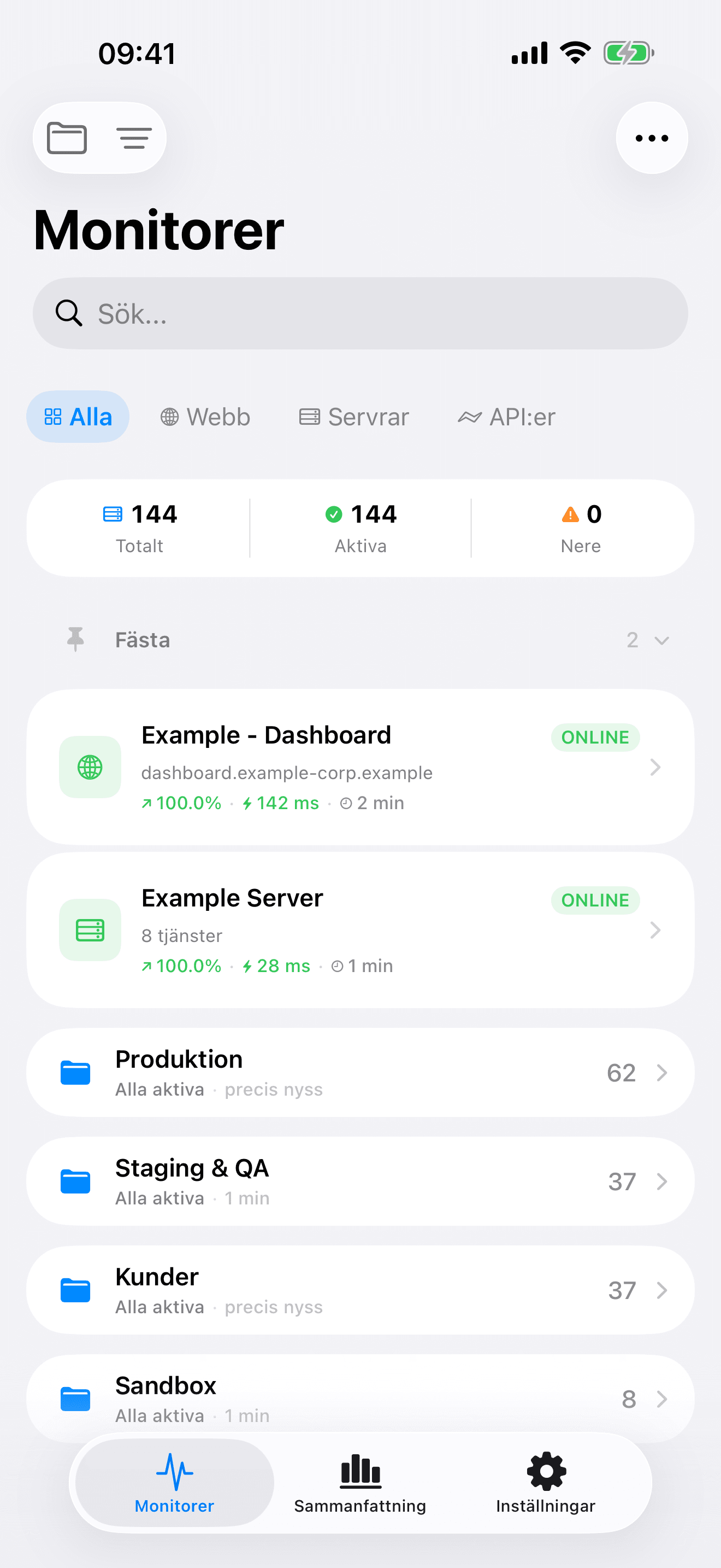 Övervaka och kontrollera din infrastruktur 3