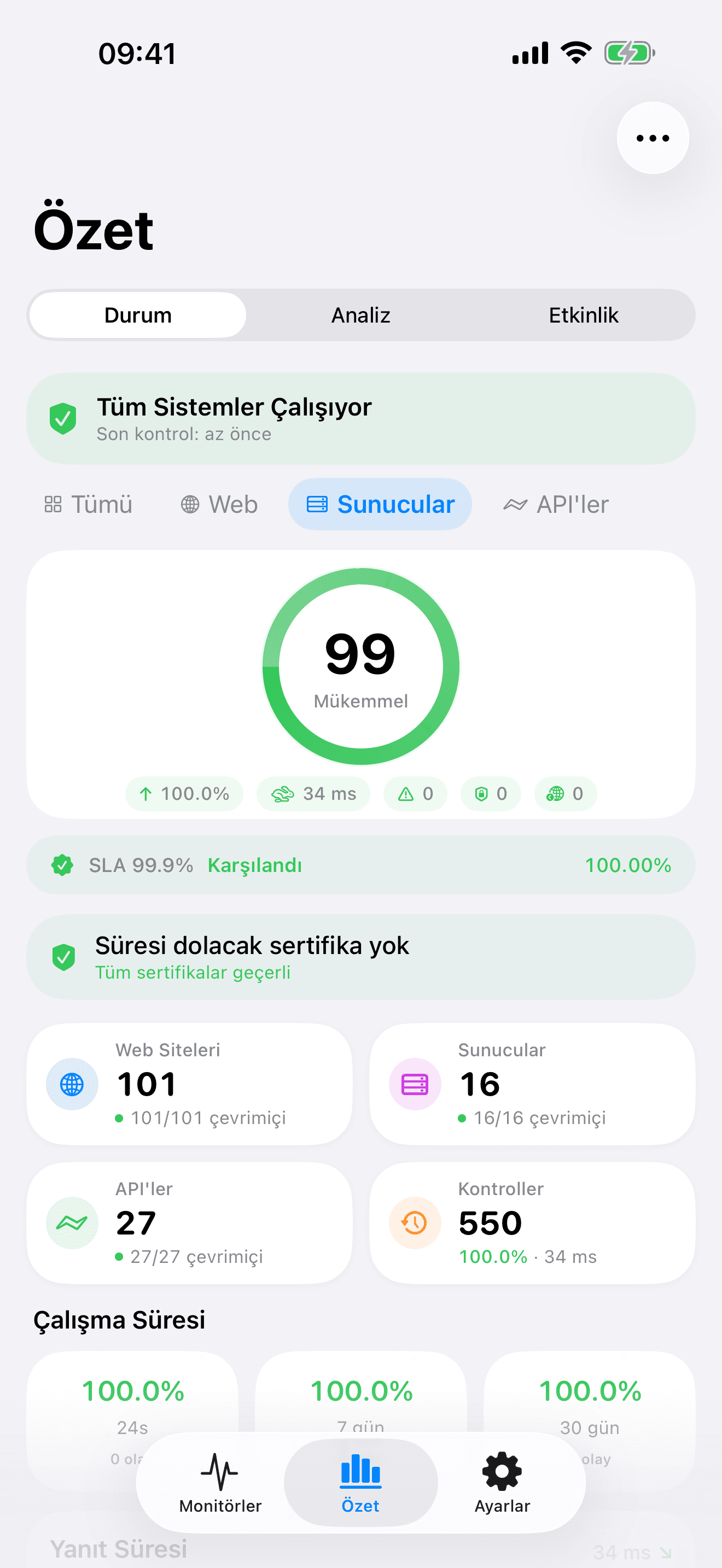 Altyapınızı izleyin ve kontrol edin 7